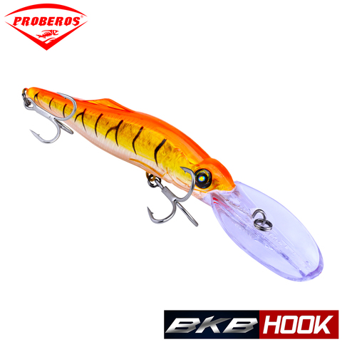PRO BEROS Huge Fishing Lures 16.5cm-6.5/25g-0.88oz 6 colors Fishing Tackle  2# 3X high carbon steel hook Fishing Bait Bass - Price history & Review, AliExpress Seller - PROBEROS Fishing Tackle Store