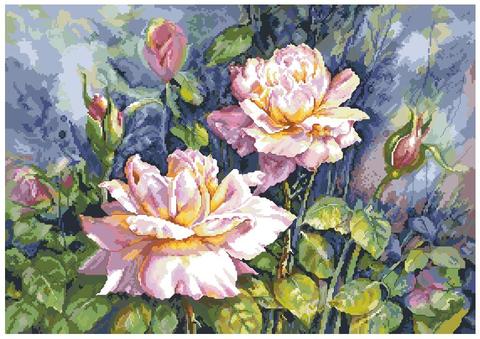 Top Quality Beautiful Lovely Counted Cross Stitch Kit Dana's Roses Dana Rose Flower Flowers Plant 45962 ► Photo 1/1