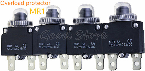circuit Breaker+waterproof cover 3A,4A,5A,6A ,7A,8A,10A,15A,18A,20A,25A ,30A  thermal switch overload protector push button ► Photo 1/6