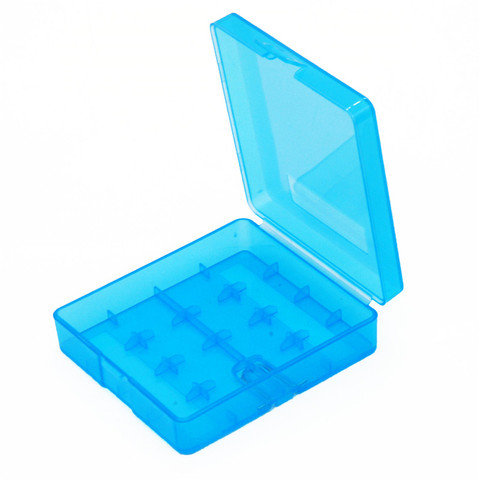 liitokala 4 x 18650 Battery Case Plastic Transparent Hard White Battery Case Holder Storage Box ► Photo 1/2