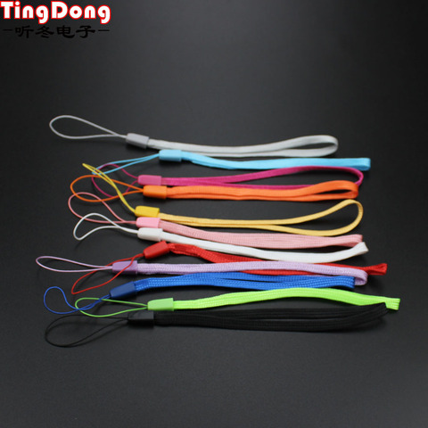 TingDong  Fashion Nylon Wrist Hand Strap Lanyard for Mobile Cell Phone Camera USB MP4 PSP Straps Random Color ► Photo 1/6