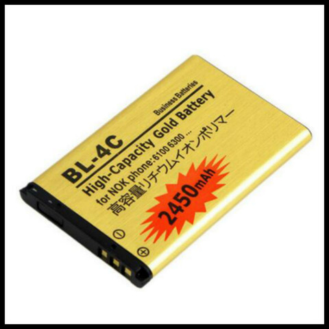 High Capacity Golden 4C BL-4C Mobile Phone Battery for Nokia 1202 1265 1325 1506 1508 1661 1706 2220s 2228 BATTERY BL-4C BL4C ► Photo 1/3