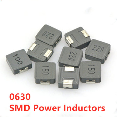 10pcs/lot 0630 SMD Power Inductors 1uH 2.2uH 3.3uH 4.7uH 6.8uH 10uH 15uH 22uH 33uH 47UH 7*7*3 ► Photo 1/1