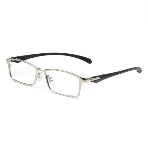 Titanium IP Electronic Plating Alloy Metal Men Eyeglasses Frame Optical Glasses Prescription Male Fashion Eyewear Spectacles ► Photo 1/6