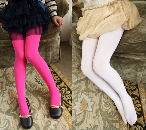 Spring/autumn candy color children tights for baby girls kids cute velvet pantyhose tights stockings for girls dance tights ► Photo 1/6