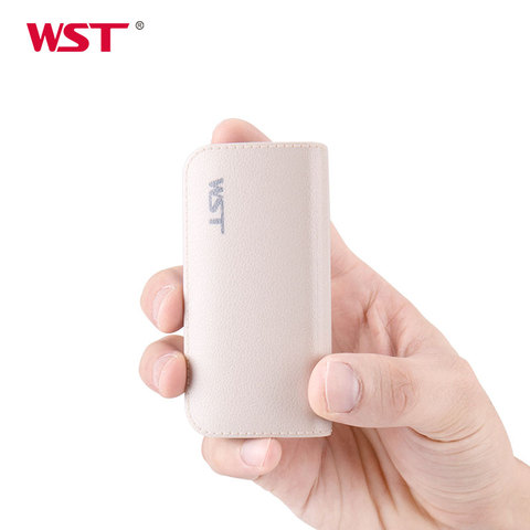 WST Mini Power Bank 5200 mAh Portable USB External Battery for Xiaomi/iPhone/Huawei with charging cable Lightweight Battery Bank ► Photo 1/6