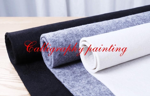 1pc Felt Mat Pad Blanket Chinese Water Ink Brush Painting Calligraphy Sumi-e Tool Thick 5mm ► Photo 1/3