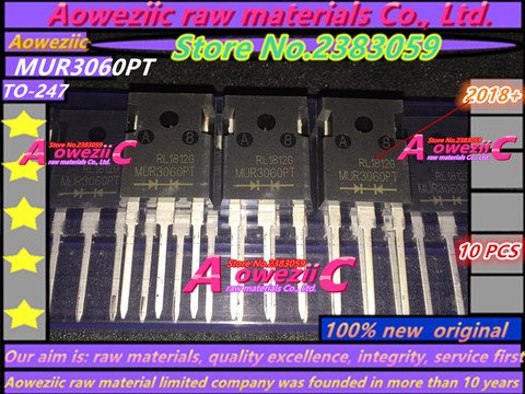 Aoweziic  2022+ 100% new original  MUR3060PT MUR3060 TO-247  Fast recovery diode 30A 600V ► Photo 1/2