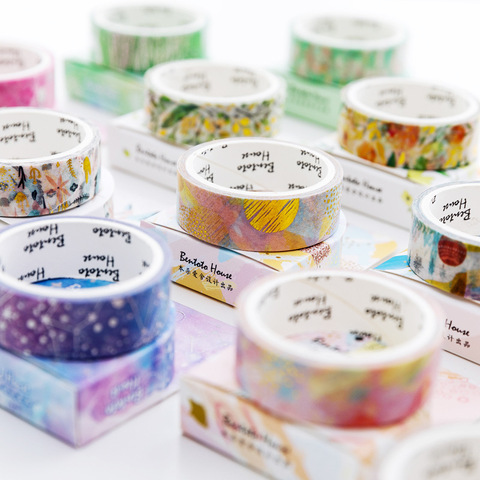 Starry sky Forest flower Unicorn laser Gilding Decorative Washi Tape  Adhesive Tape DIY Scrapbooking Sticker Label Masking Tape - Price history &  Review, AliExpress Seller - Shop5074233 Store