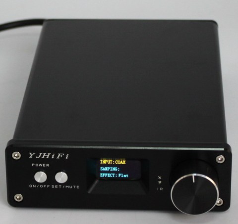 Output  2x50W amplifier STA326 OLED 2.0 channel digital power amplifier Class D DC24V-32V Stereo Audio Amplifier ► Photo 1/6