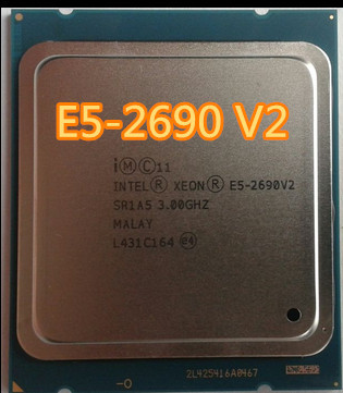 Intel E5-2690 V2  e5 -2690 V2 Processor SR1A5 3.0Ghz 10 Core 25MB Socket LGA 2011 Xeon CPU E5-2690V2 ► Photo 1/1