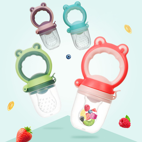 Frog Baby Fruit Vegetable Feeding Pacifier Infant Fresh Food Feeder Toddler Dummy Baby Feeding Pacifier Soother ► Photo 1/6