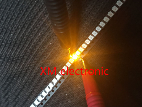 100pcs POWER TOP 1210 3528 Yellow SMD SMT PLCC-2 1500MCD Ultra Bright LED New ► Photo 1/1