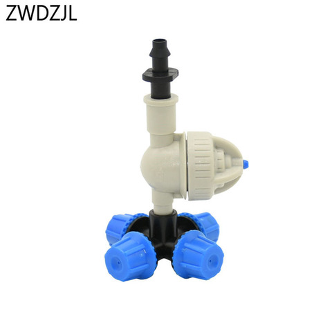 Greenhouse fog nozzle cross Atomization Sprinkler nozzle Water Dripper Drip System For watering & irrigation 1set ► Photo 1/1