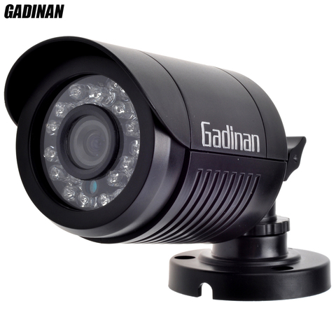 GADINAN Mini Bullet Analog Camera 800TVL 1000TVL Optional Waterproof HD 24pcs IR Leds 3.6mm Lens Day/night Security ABS Housing ► Photo 1/6