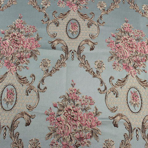 Classic Flower Brocade  Upholstery Fabric Damask Jacquard Garments Thick Clothes Curtain by yard ► Photo 1/6