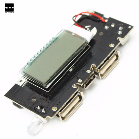 Dual USB 5V 1A 2.1A Mobile Power Bank 18650 Battery Charger PCB Power Module Accessories For Phone DIY LED LCD Module Board ► Photo 1/6