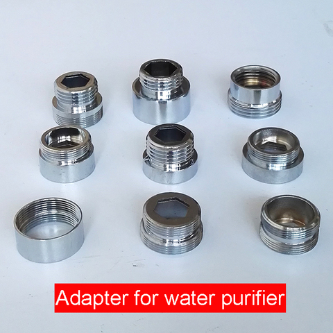 1pc Chrome Brass Faucet Aerator Adapter Male Female M22 M24 G1/2