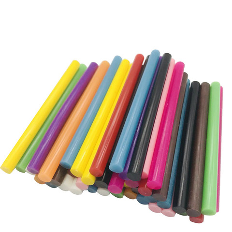 50 Pcs Colorful 7MM Hot Melt Glue Sticks  For  Electric Glue Gun Car Audio Craft Repair Sticks Adhesive Sealing Wax Stick ► Photo 1/6