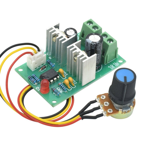 PWM speed controller DC motor 0~100% adjustable drive module Input 3A DC12-36V 100W ► Photo 1/4