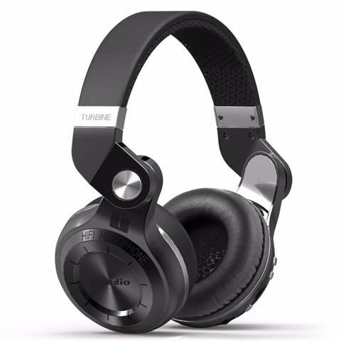 Bluedio T2+ Bluetooth Headphone Over-Ear Wireless Foldable Headphones with Mic BT 5.0 FM Radio SD Card Headset ► Photo 1/6