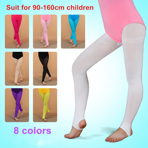 Summer Child Dance Sock Velvet Ballet Pantyhose Girls Soft Elastic Collant Ballet Tights Leotard Ballerina Professional Leggings ► Photo 1/5