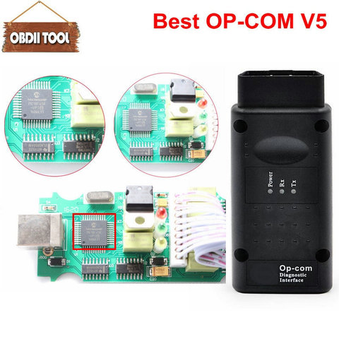 2022 A+++ Quality OPCOM V1.99 firmware / V1.59 V5 OP-COM For Opel Diagnostic-tool OP COM with real pic18f458 can be flash update ► Photo 1/1