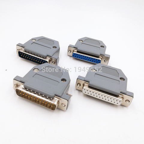 DB25 data cable connector plug VGA Plug connector 2 row 25pin port socket adapter female Male DP25 ► Photo 1/6