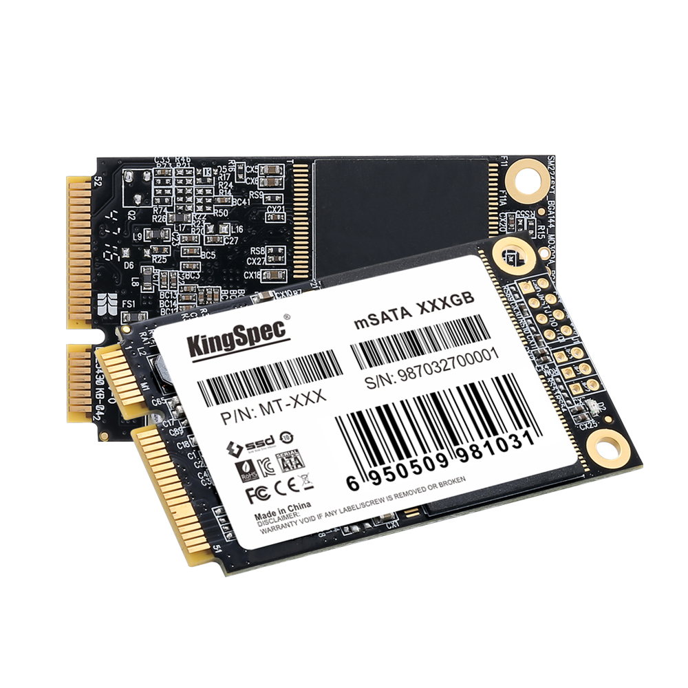 Msata Mini Mini Pcie Ssd Half Size KingSpec MT-128 Mini PCIE MSATA