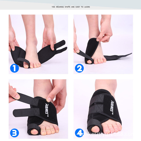 Adjustable Sports Foot Board Pad Hallux Valgus Correction Bandage Ankle Guards Sole Big Toe Fracture Fixation Recovery Auxiliary ► Photo 1/4