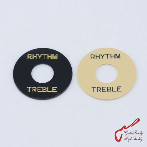 1 Piece GuitarFamily Electric Guitar Pickup Toggle Switch Rhythm / Treble Surround Ring Plate ( #0099 ) MADE IN KOREA ► Photo 1/6