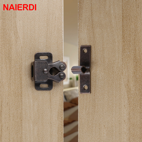 NAIERDI 2-10PCS Damper Buffer Door Stop Closer Stoppers Magnet Cabinet Catches With Screws Wardrobe Hardware Furniture Fittings ► Photo 1/6
