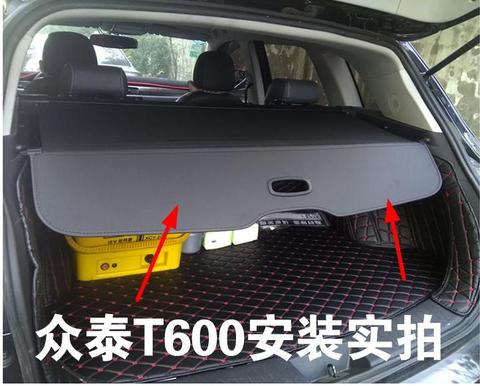 Accessories for ZOTYE T600 2014-2015 2017-2022 cargo blind cover parcel shelf shade trunk liner screen retractable boot cover ► Photo 1/4