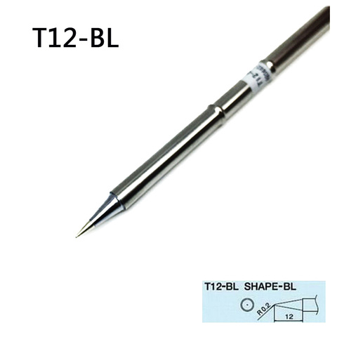2pcs T12-BL Solder Iron Tips High Quality T12 BL Lead-Free Soldering Iron Tip For HAKKO Soldering Rework Station FX-951/FX-952 ► Photo 1/3