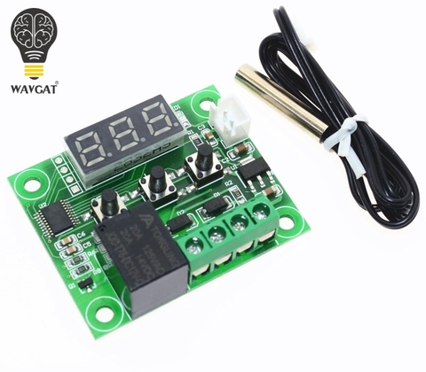 1PCS W1209 DC 12V heat cool temp thermostat temperature control switch temperature controller thermometer thermo controller ► Photo 1/6