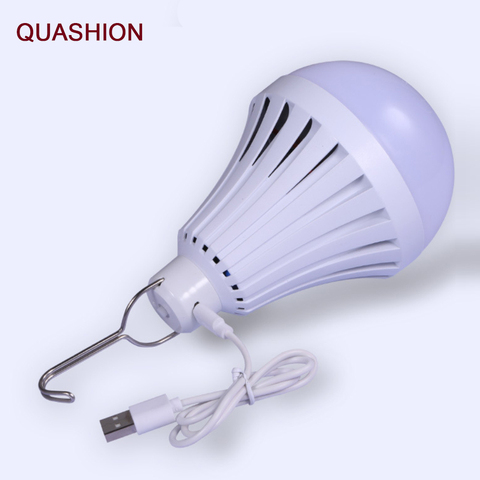 Multifunction USB Rechargeable Portable LED Lamp Bulb Emergency lamp with Switch and hook up Outdoor Camp Climbing Lighting ► Photo 1/6