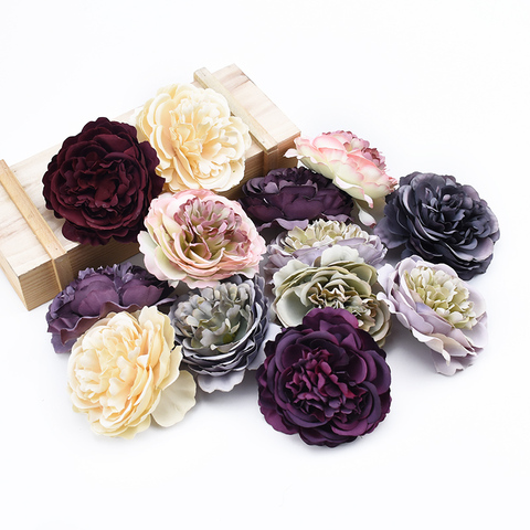 5PCS high quality Retro silk peony flower wall wedding bridal accessories clearance diy giftx party home decor artificial flower ► Photo 1/6