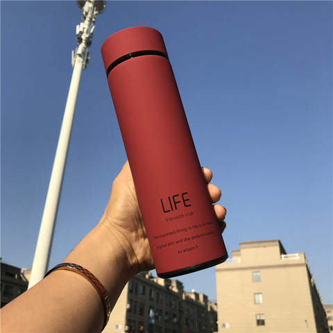 500ML Hot Water Thermos Tea Vacuum Flask With Filter Stainless Steel 304 Sport Thermal Cup Coffee Mug Tea Bottle Office Business ► Photo 1/6