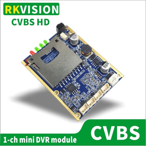 SD card recorder board Mini DVR module for CCTV underground pipeline inspection Industrial endoscope D1 HD recording ► Photo 1/6