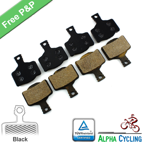 Bicycle Brake Pads for Magura MT2 MT4 MT6 MT8 Disc Brake, 4 Pairs, Resin Black Class ► Photo 1/4
