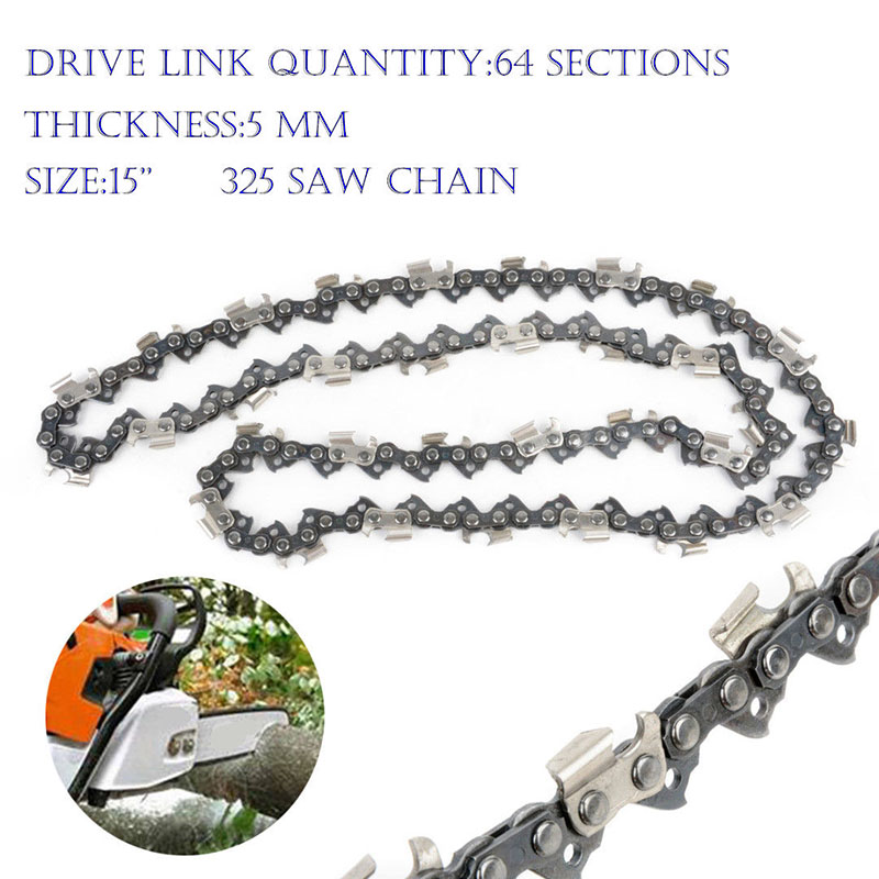 15 Inch 64 Link Chainsaw Saw Chain Drive Link 325 Pitch Gauge Chainsaw Blade For Husqvarna Chainsaw Garden Tools ► Photo 1/5