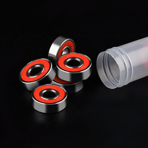 4Pcs ABEC 9 608 Skate Scooter Skateboard Wheels Spare Bearings Ball Roller Highest Precision Shafts Bearing steel 608RS ► Photo 1/5