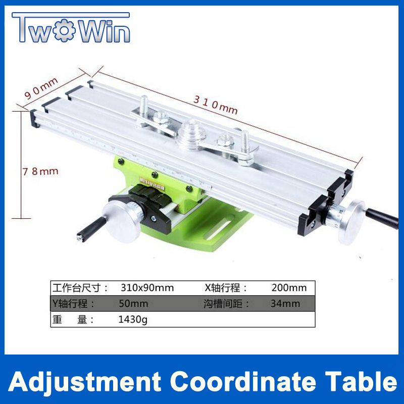HOT Mini Multifunction Working Table Milling Machine Worktable For Bench Drill 
