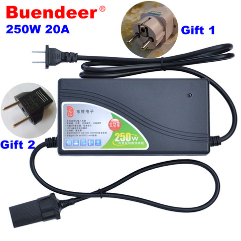 Buendeer 250W Top Power converter ac 12v adapter 110/220v AC to DC 12V 20A car  Charger Socket power cigarette lighter adapter - Price history & Review