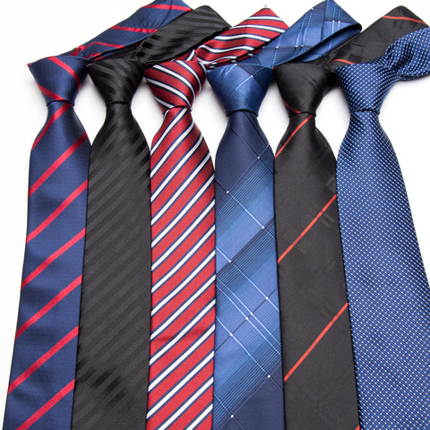 Men's tie Formal business vestidos wedding Classic  stripe grid 8cm corbatas fashion shirt dress accessories ► Photo 1/6