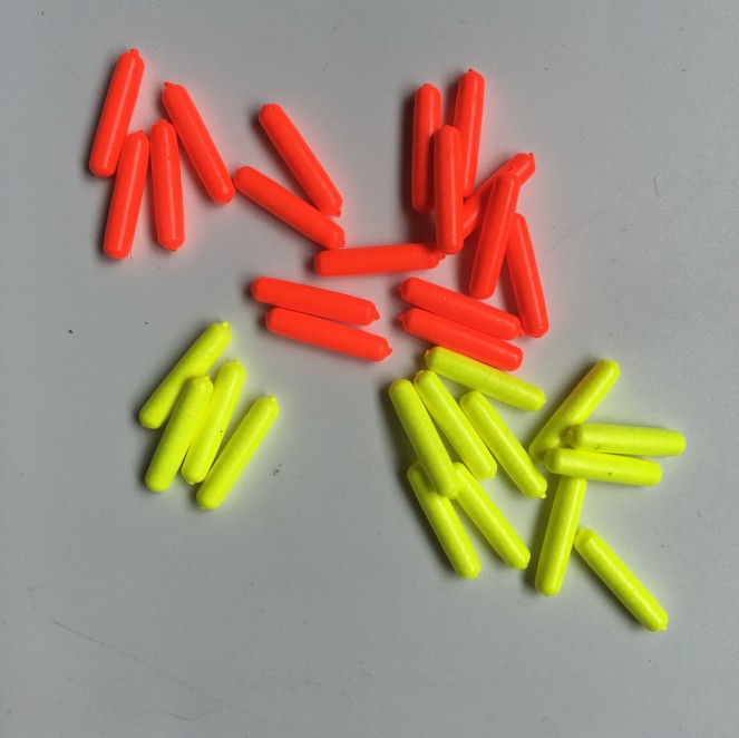 100pcs Tear Drop Indicator Fishing Float Yellow/Red Color Fly