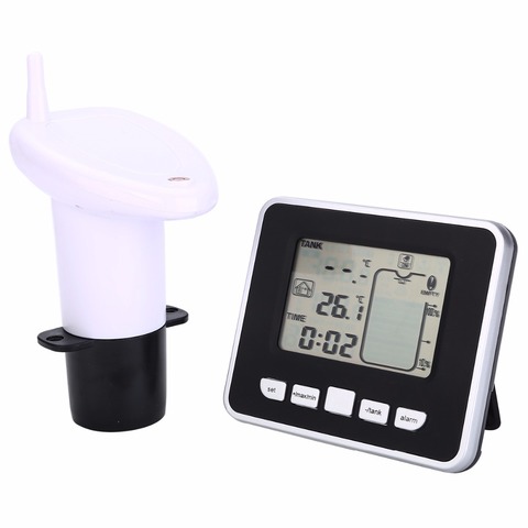 Ultrasonic Water Tank Level Meter Temperature Sensor Display Time Low battery Indicator Instruments Tools LCD Display ► Photo 1/1