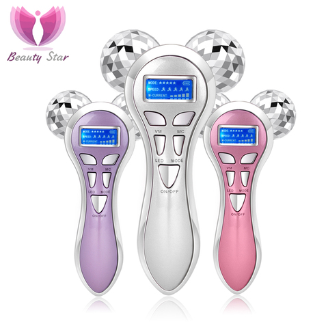 Micro-current Vibration Massager 4D Roller Facial Massager Y Shape Rotating V Face Lifting Face Massage Skin Tighten Machine ► Photo 1/1