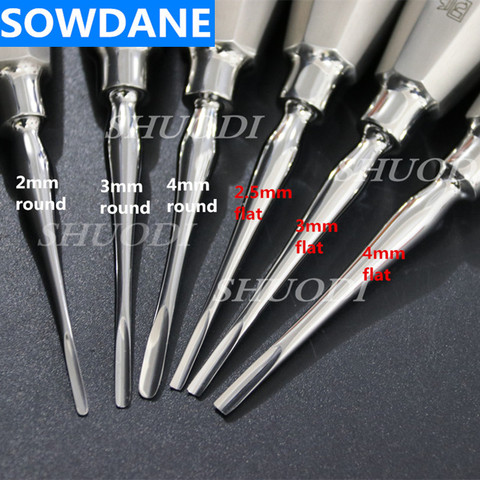 Dental tongue scraper quite minimally invasive tooth extraction tools tooth elevator root elevator dental instruments ► Photo 1/6