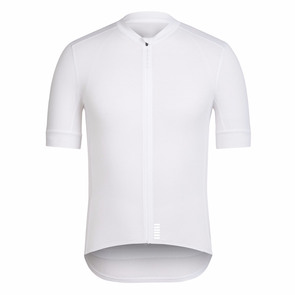 Men White Top Quality Summer Short Sleeve Cycling Jersey Pro Team Clothing 